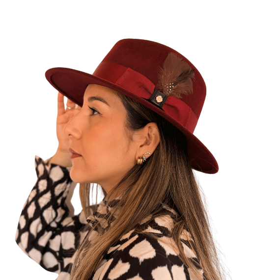 SOMBRERO CHESTER BURDEOS - Imagen 3