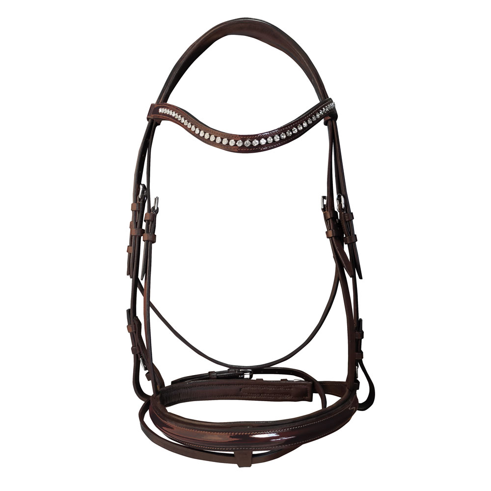 CABEZADA MONTAR CRYSTAL RIENDA GOMA - Imagen 9