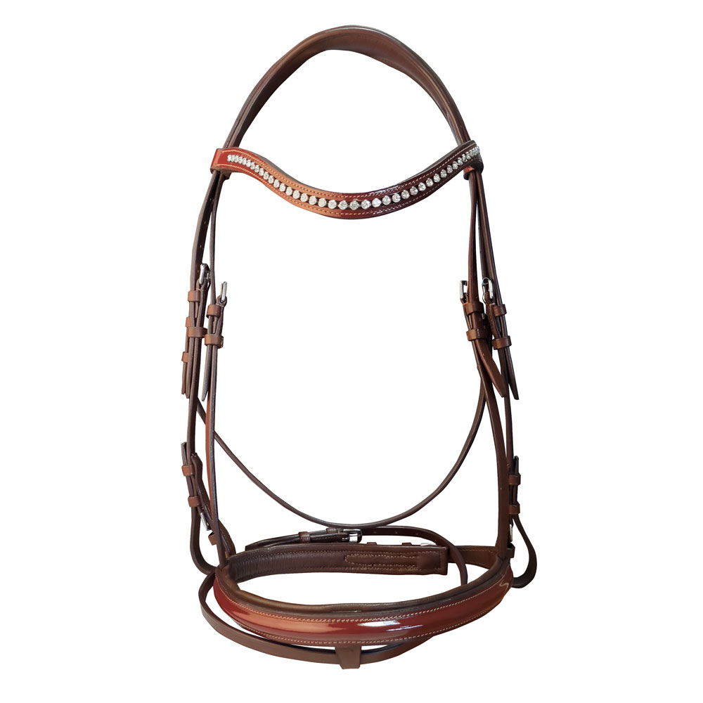 CABEZADA MONTAR CRYSTAL RIENDA GOMA - Imagen 8