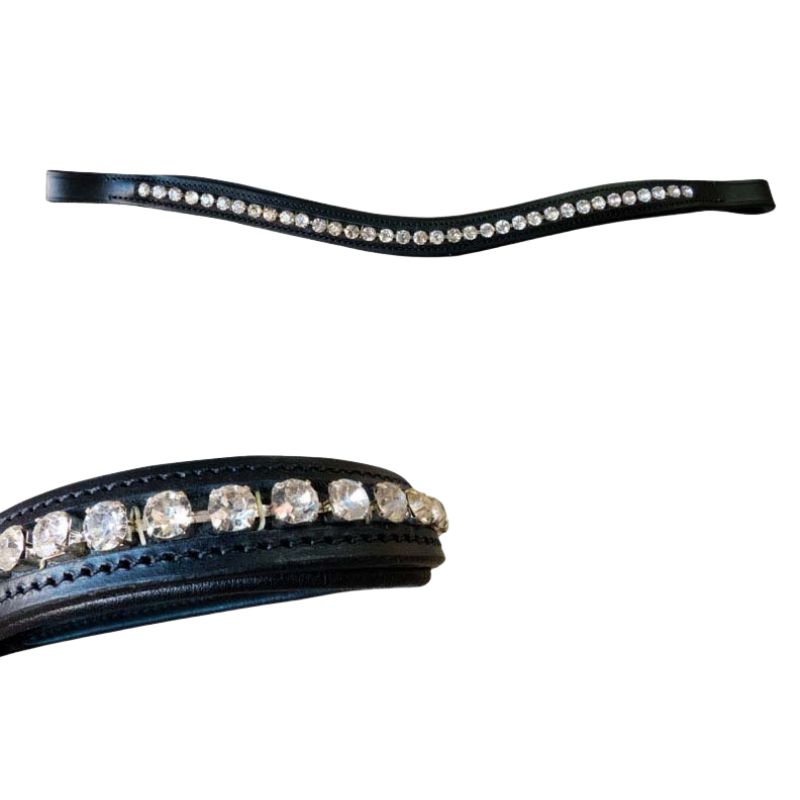 FRONTALERA INGLESA DIAMANTE CRISTAL